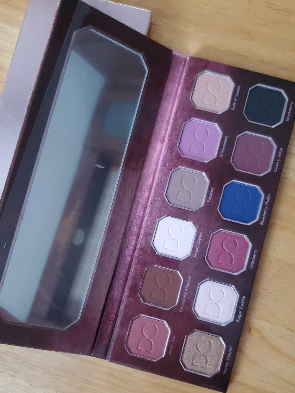 Dominique Cosmetics Rose Gold Metallic Palette Case